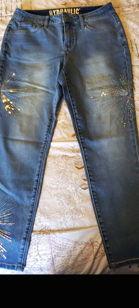 BEAUTIFUL SEQUINED JEAN BY HYDRAULIC